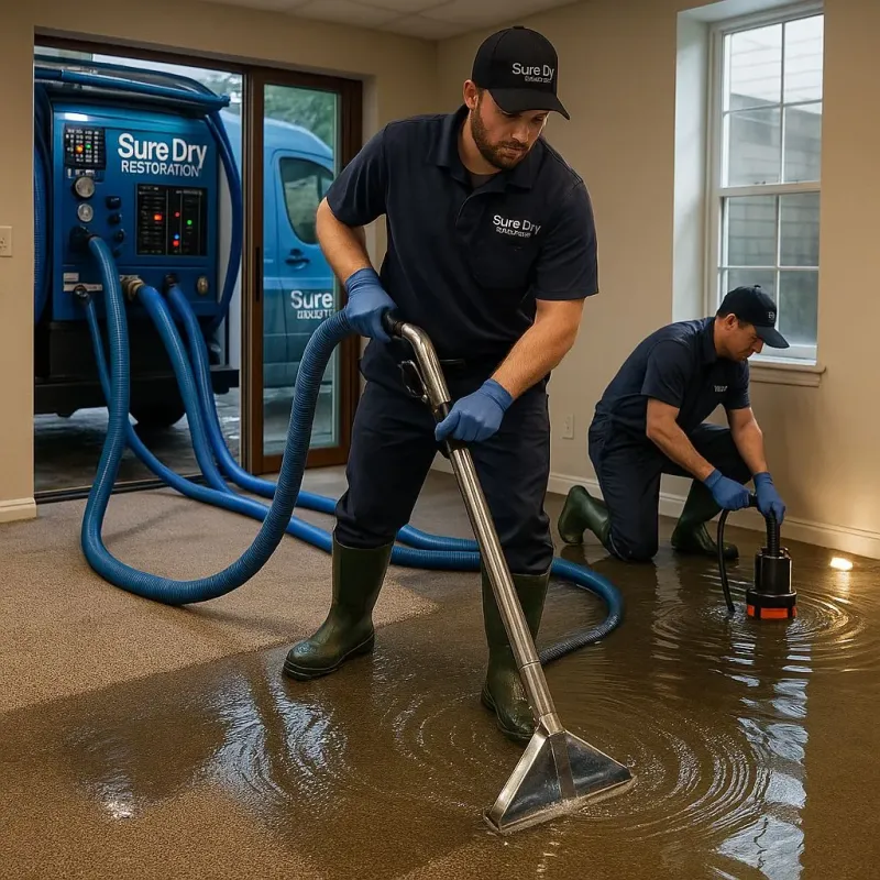 Water Extraction and Removal process in Raceland, LA
